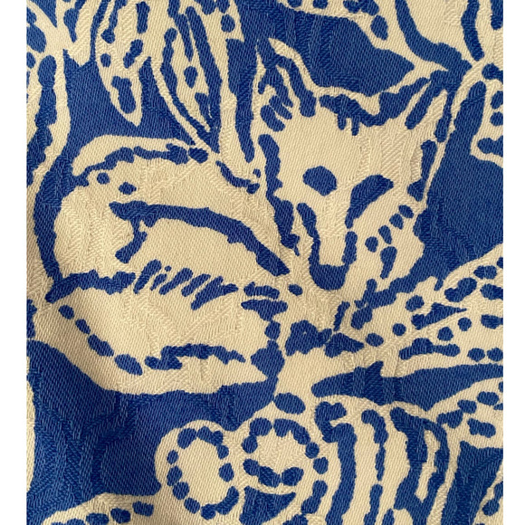 Lilly Pulitzer Kelly Skinny Ankle Dress Pants Coastal Blue White Fancy F… - Picture 8 of 16